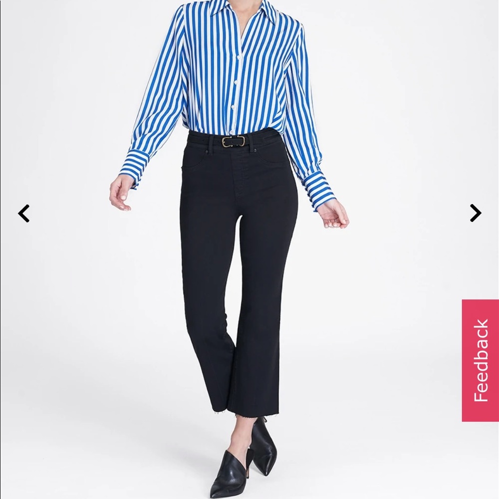 Spanx Cropped Flare Jeans
